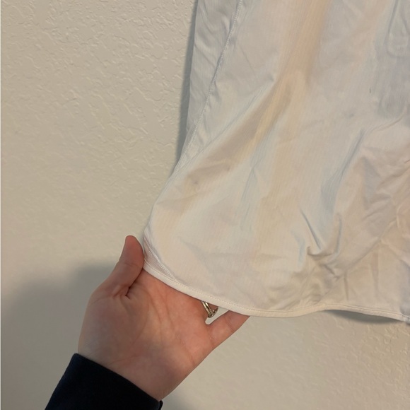 Lululemon Hotty Hot High-Rise Skirt *Long, White, Size 12 - Picture 8 of 8